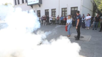 Sakarya Büyükşehir Belediyesi çalışanlarına iş sağlığı ve güvenliği konusunda bilinçlenmesi