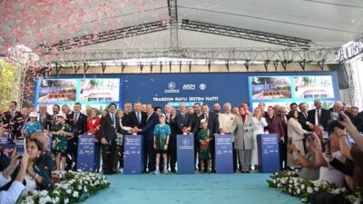 Trabzon Raylı Sistem Hattı'nın temeli, Ulaştırma ve Altyapı Bakanı Abdulkadir