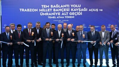 Ulaştırma ve Altyapı Bakanı Abdulkadir Uraloğlu, İstanbul Ümraniye’de TEM Bağlantı