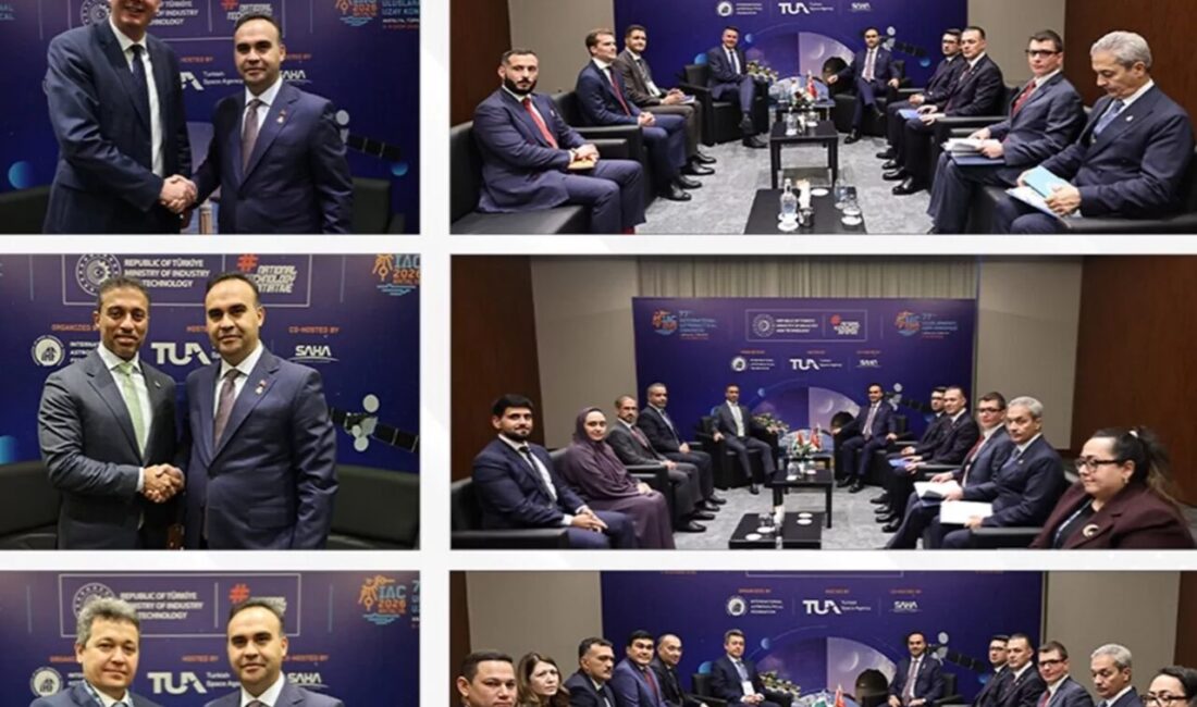 Sanayi ve Teknoloji Bakanı Mehmet Fatih Kacır, Antalya’daki Uluslararası Uzay