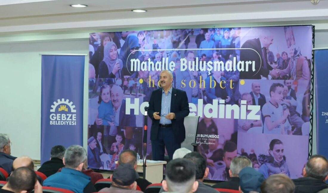 Gebze Belediye Başkanı Zinnur Büyükgöz, “Mahalle Buluşmaları Hoş Sohbet” programı