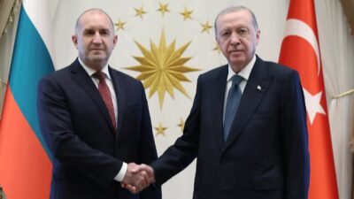 Cumhurbaşkanı Recep Tayyip Erdoğan, Bulgaristan Başbakanı Rumen Radev ile yaptığı