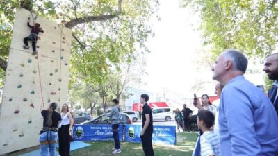 İnegöl Belediyesi tarafından düzenlenen 2. Spor Şenliği, yüzlerce çocuk ve