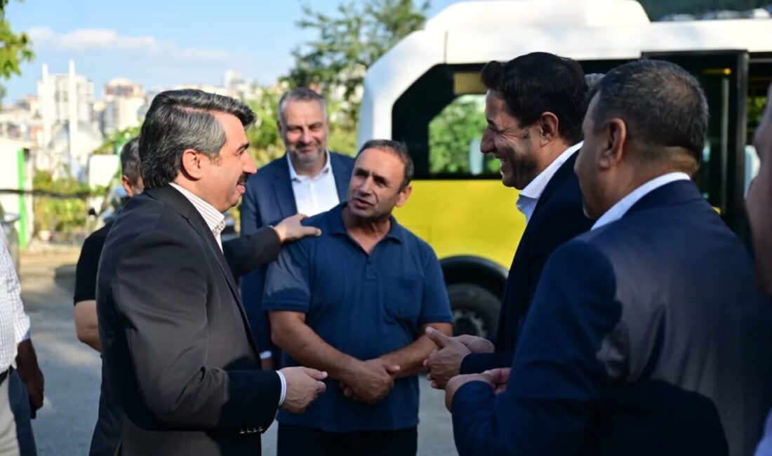 Bursa'da Yıldırım Belediye Başkanı Oktay Yılmaz, Ertuğrulgazi Otobüs ve Minibüsçüler