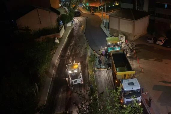 Bursa Büyükşehir Belediyesi, ulaşım ağını güçlendirme çalışmaları kapsamında Yıldırım ilçesi