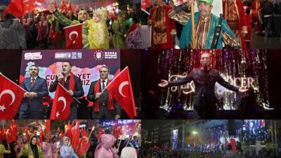 Bursa Büyükşehir Belediyesi, 29 Ekim Cumhuriyet Bayramı’nın 103’üncü yıl dönümü