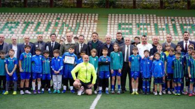 Artvin Belediye Başkanı Bilgehan Erdem, Çaykur Rizespor Futbol Okulları tarafından