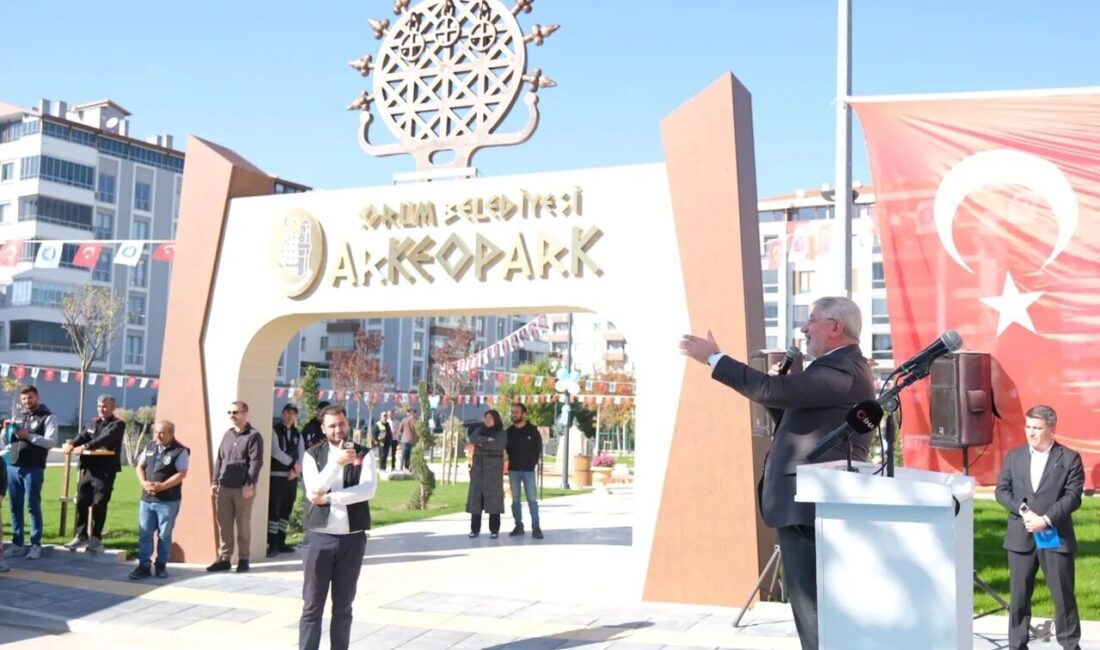 Çorum Belediyesi, şehrin sosyal yaşamına katkı sunan tematik park projelerinden