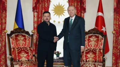 Cumhurbaşkanı Recep Tayyip Erdoğan, Türkiye’ye çalışma ziyaretinde bulunan Ukrayna Devlet