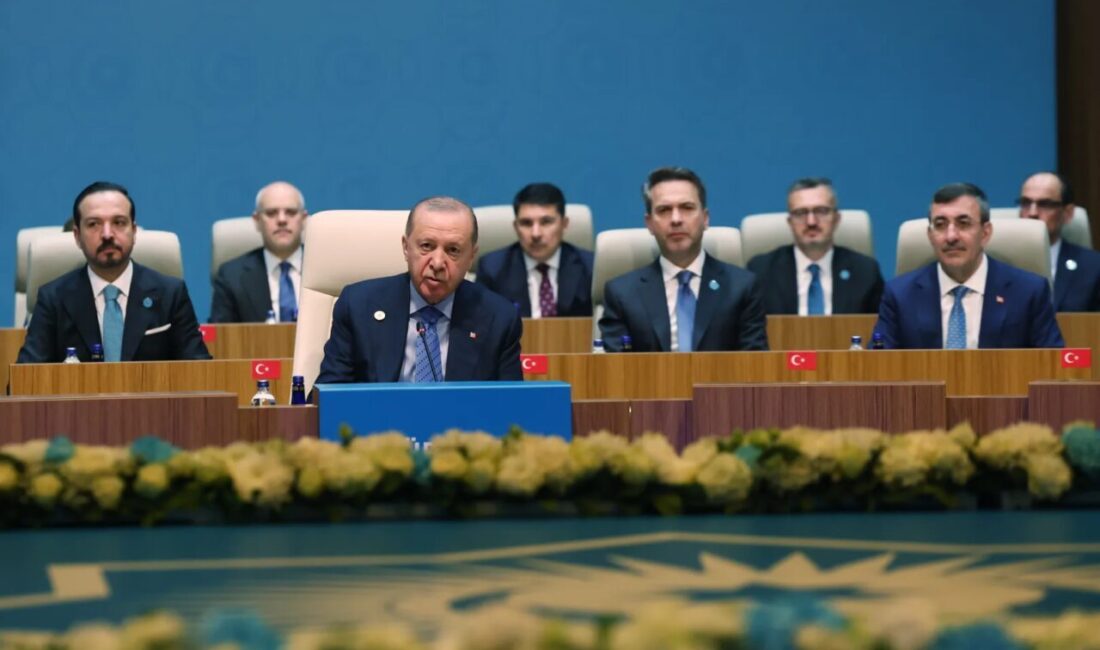 Türk Devletleri Teşkilatı’nın 13. Zirvesi’nde konuşan Cumhurbaşkanı Recep Tayyip Erdoğan,