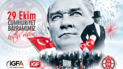 Türkiye Cumhuriyeti’nin kuruluşunun 103. yıl dönümü, tüm yurtta coşkuyla kutlanıyor.