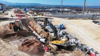Denizli Büyükşehir Belediyesi DESKİ, kentin hızla gelişen bölgelerinden Şehir Hastanesi