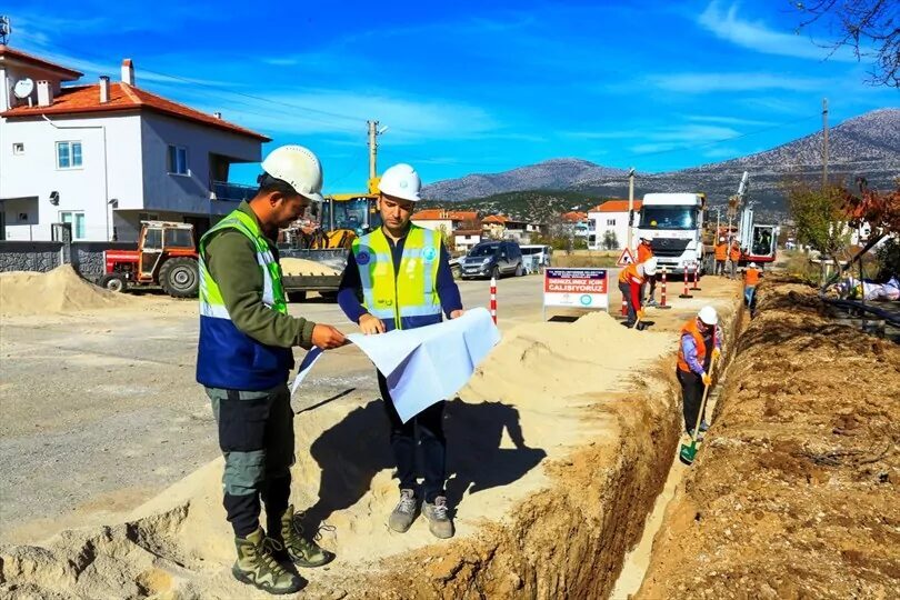 Denizli Büyükşehir Belediyesi DESKİ tarafından Tavas ilçesi Kızılca Mahallesi’nde 45,3