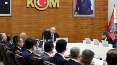 Emniyet Genel Müdürü Ali Fidan başkanlığında Kaçakçılık ve Organize Suçlarla