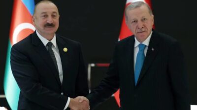 Cumhurbaşkanı Recep Tayyip Erdoğan, Azerbaycan Cumhurbaşkanı İlham Aliyev ile yaptığı