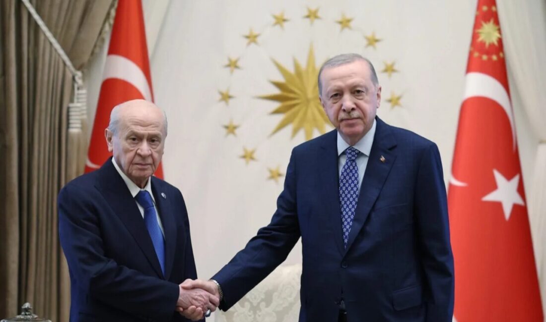 Cumhurbaşkanı Recep Tayyip Erdoğan, MHP Genel Başkanı Devlet Bahçeli ile
