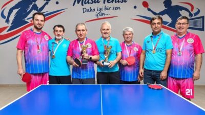 4. Kamu Spor Oyunları masa tenisi müsabakalarında Erzurum İl Sağlık