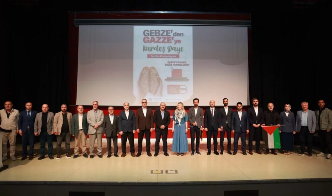 Gebze Belediyesi; İsrail’in Gazze’de gerçekleştirdiği soykırıma ve bölgede yaşanan insanlık