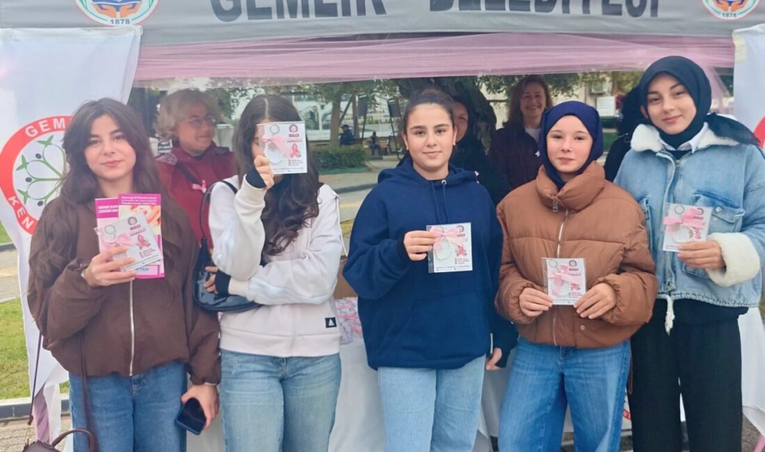 Gemlik Kent Konseyi Kadın Meclisi tarafından Meme Kanseri Farkındalık Ayı
