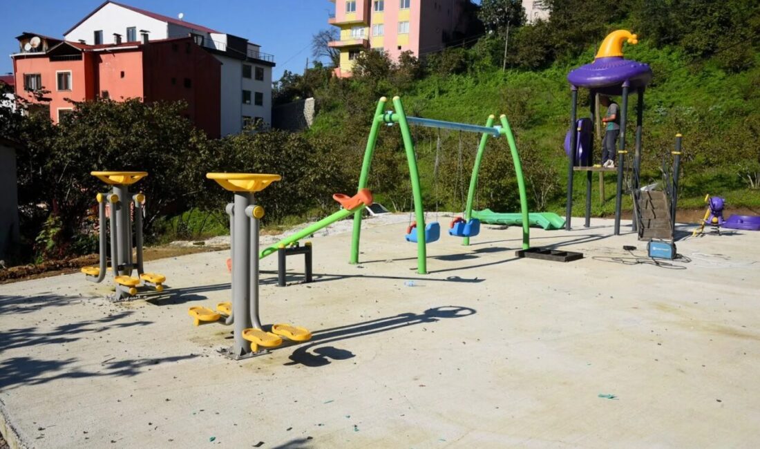 Giresun Belediyesi, şehir genelinde yeşil alanları artırmak ve vatandaşların sosyal