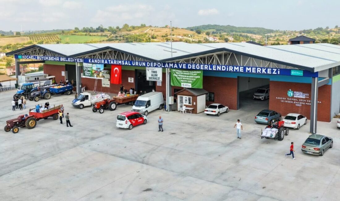 Kocaeli Büyükşehir Belediyesi’nin ilçeye kazandırdığı “Çok Amaçlı Tarımsal Ürün Alım