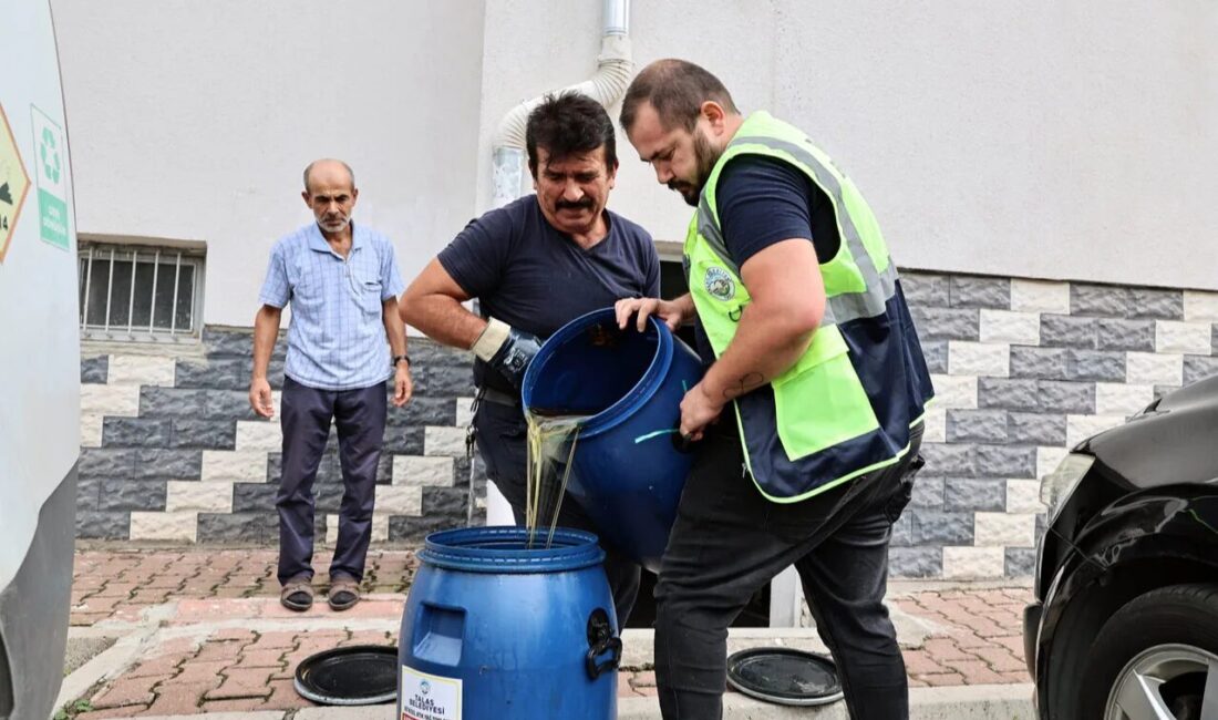 Kayseri Talas Belediyesi tarafından yürütülen Bitkisel Atık Yağ Toplama Kampanyası,