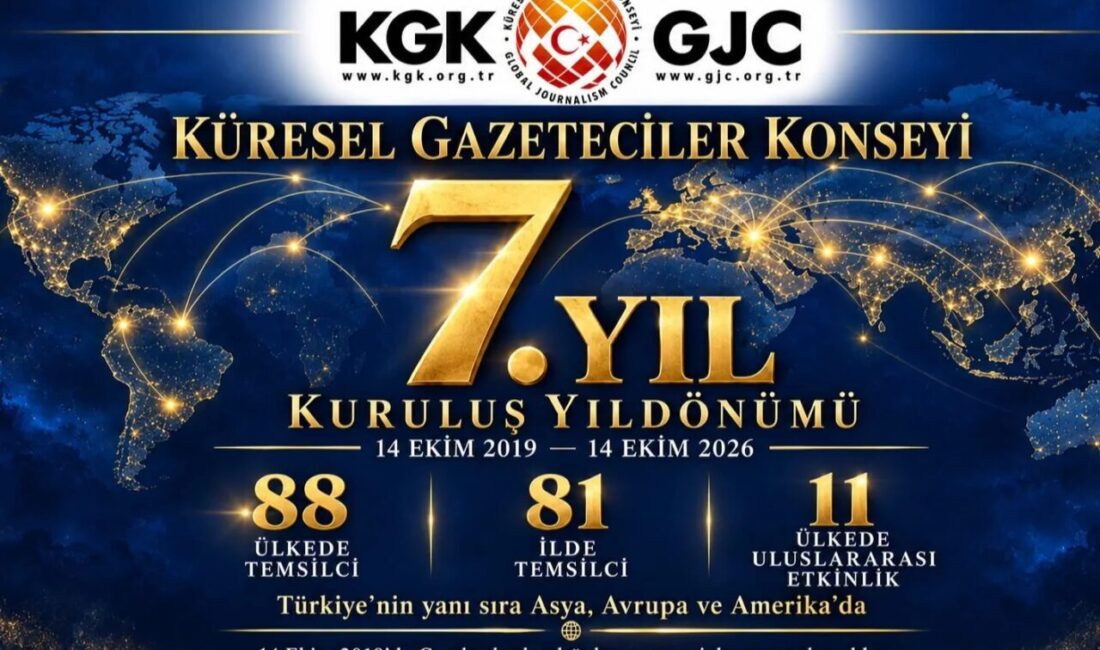 Küresel Gazeteciler Konseyi Genel Başkanı Mehmet Ali Dim, kuruluş yıldönümünde