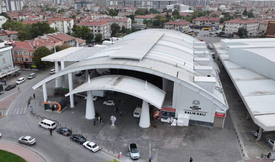 Konya Büyükşehir Belediyesi, Balık Hali’nde gerçekleştirdiği bakım, onarım ve yenileme