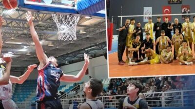 Konya Büyükşehir Belediyespor’un ikinci ligde mücadele eden voleybol ve basketbol