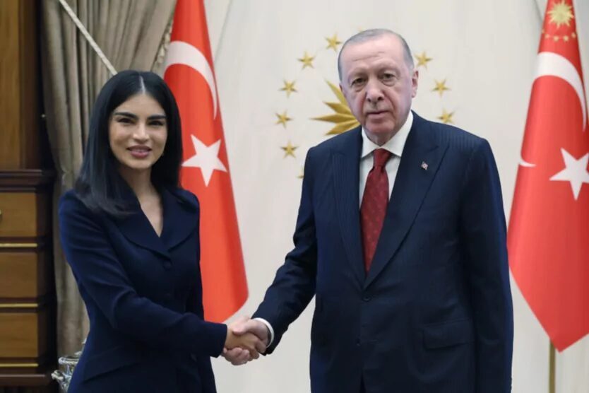 Cumhurbaşkanı Recep Tayyip Erdoğan, Özbekistan Cumhurbaşkanlığı İdaresi Başkanı Saida Mirziyoyeva