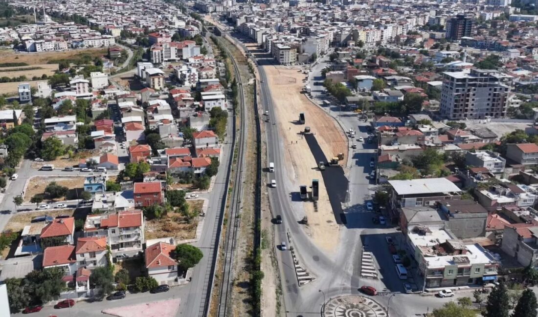Manisa Büyükşehir Belediyesi, kent içi trafiğini rahatlatması hedeflenen Cider Yolu