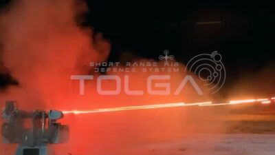 MKE TOLGA’nın çift namlulu sistemi Ateş Serbest 2026’da hedef dronu