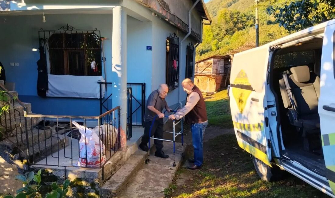 Ordu Büyükşehir Belediyesi tarafından engelli bireylerin ulaşımını kolaylaştırmak amacıyla sunulan