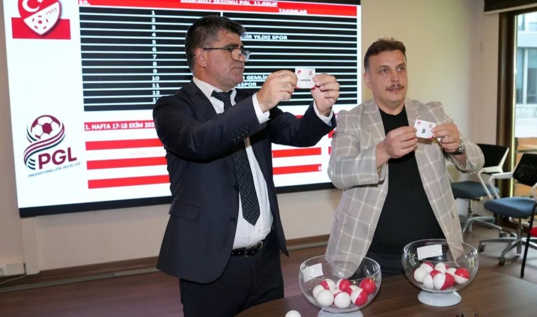 2026-2027 sezonu Profesyonelliğe Geçiş Ligi (PGL) fikstürü çekildi. Türkiye Futbol