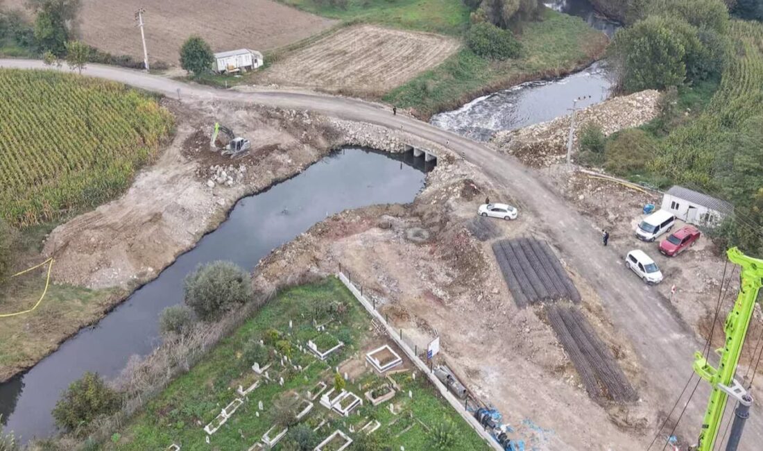 Sakarya Büyükşehir Belediyesi’nin Söğütlü’de yeniden inşa ettiği Beşdeğirmen Köprüsü’nde 120