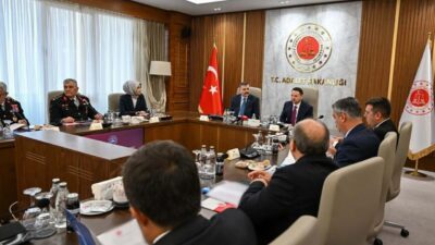 Adalet Bakanı Akın Gürlek, İçişleri Bakanı Mustafa Çiftçi ile görüşerek