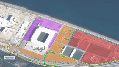 Trabzon Büyükşehir Belediyesi'nin Akyazı Papara Park Stadyumu çevresinde hayata geçirdiği