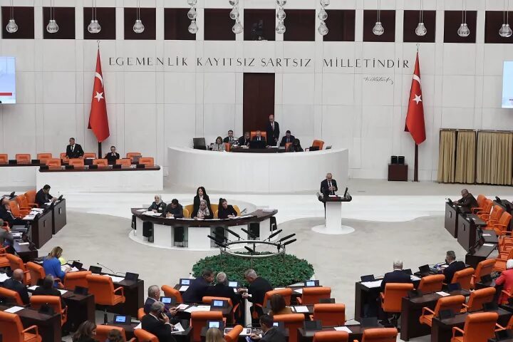 TBMM Genel Kurulunda Türk Kızılay Kanunu Teklifi'nin tümü üzerindeki görüşmeler