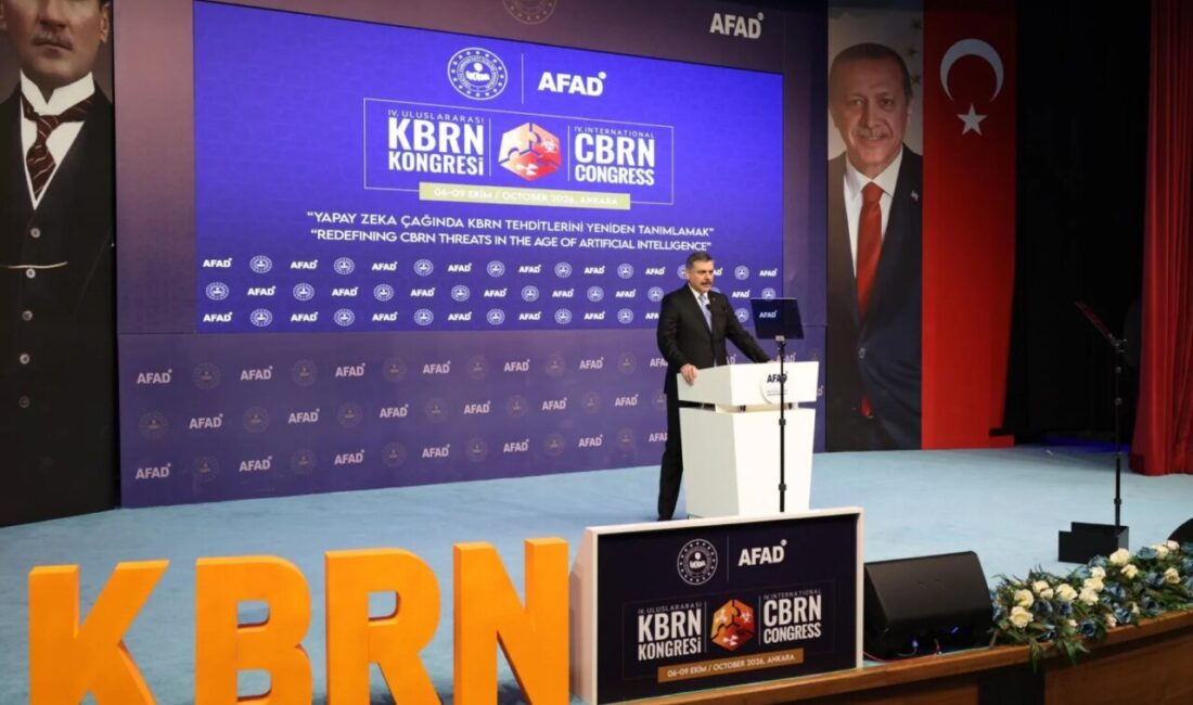 İçişleri Bakanı Mustafa Çiftçi, AFAD koordinasyonunda düzenlenen 4. Uluslararası KBRN
