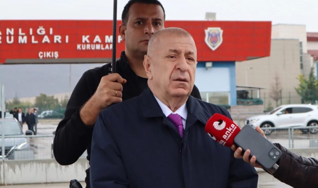 Zafer Partisi Genel Başkanı Prof. Dr. Ümit Özdağ, tutuklu bulunan